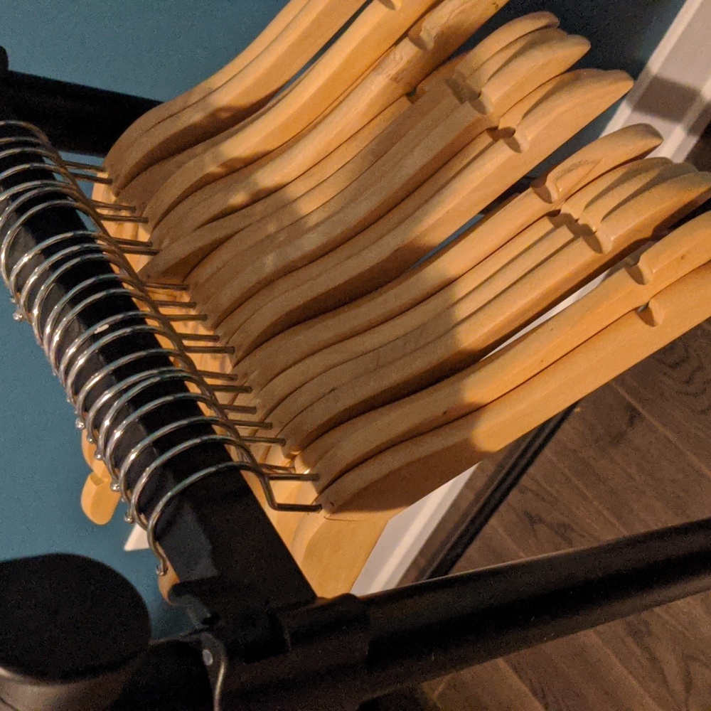 Ikea wooden hangers - small